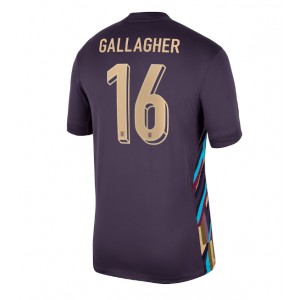 Fotbalové Dres Anglie Conor Gallagher #16 Venkovní Oblečení ME 2024 Krátký Rukáv